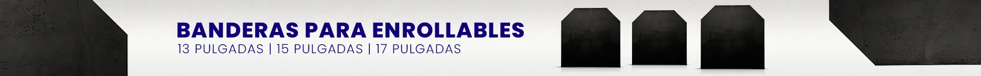 Banderas de acero negro resistente para cubrerollos desde 13 pulgadas hasta 17 pulgadas Banderas de acero negro para puertas enrollables
