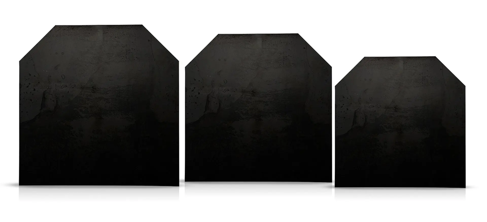 Banderas de acero negro para puertas enrollables