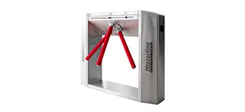Torniquetes de 3 brazos con goma de protección roja