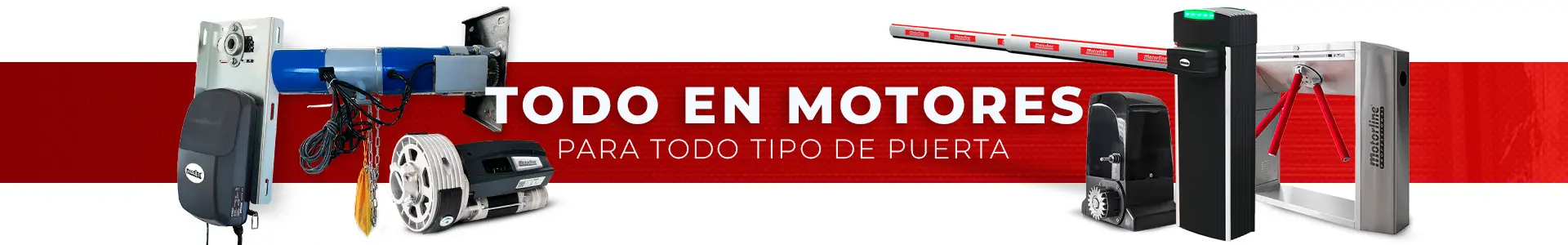 Motores y Automatismos de acceso para todo tipo de puertas