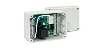 Receptora electrónica para controles remotos de puertas y portones en Cascan
