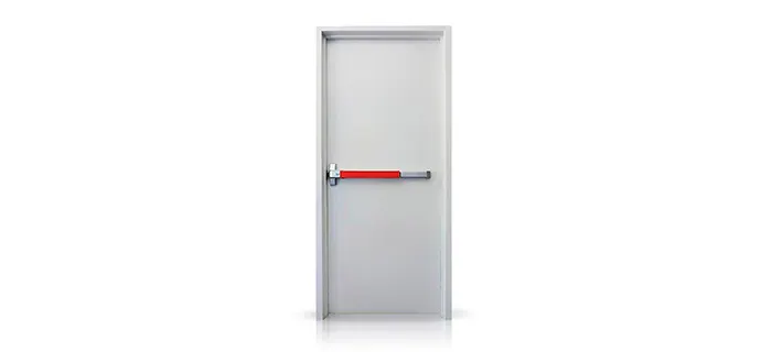 Puertas cortafuegos con barras antipánico
