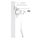 CONJUNTO MANETA EXTERIOR ACERO INOX CASCAN #3.webp