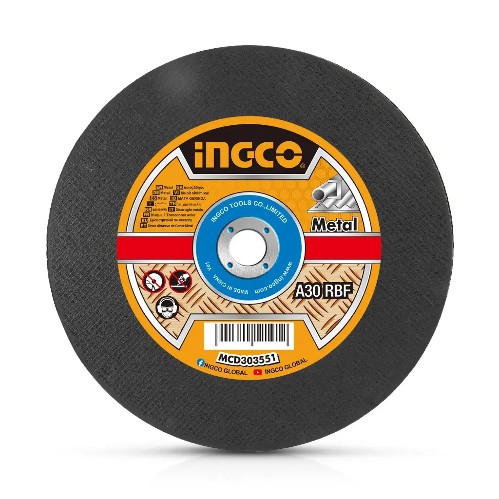 DISCO DE CORTE PARA TRONZADORA DE 356 mm o 14" - INGCO