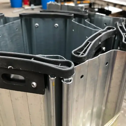 ENSAMBLE ROLLO DE LAMINAS CON TERMINALES PLASTICOS