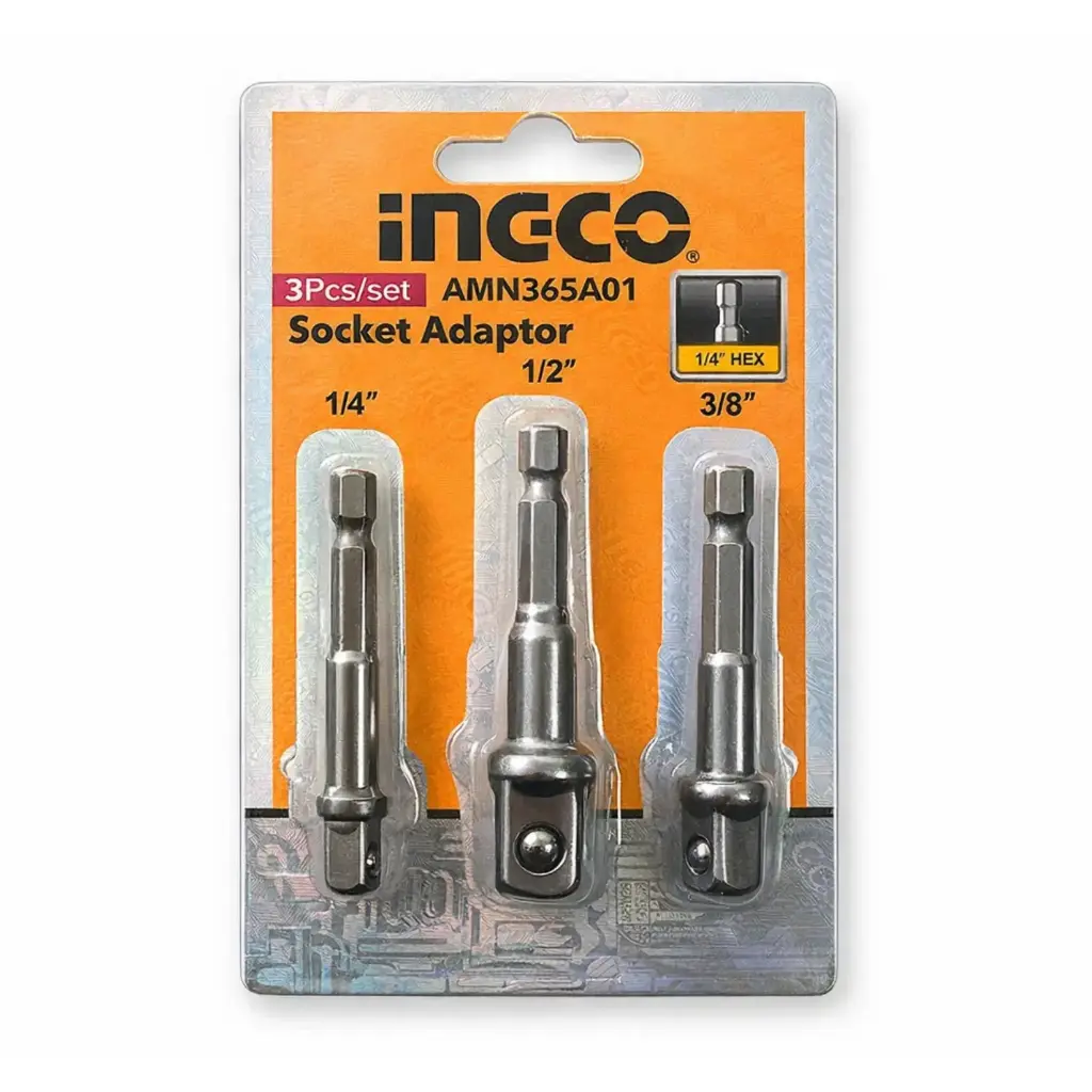 PUNTAS DE ADAPTADOR DE ¼" A VASO - INGCO