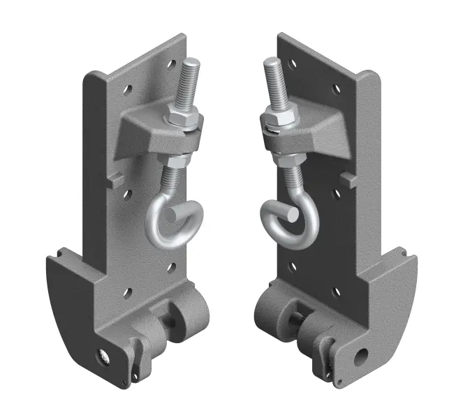 Placa Base inferior regulable Puerta Seccional