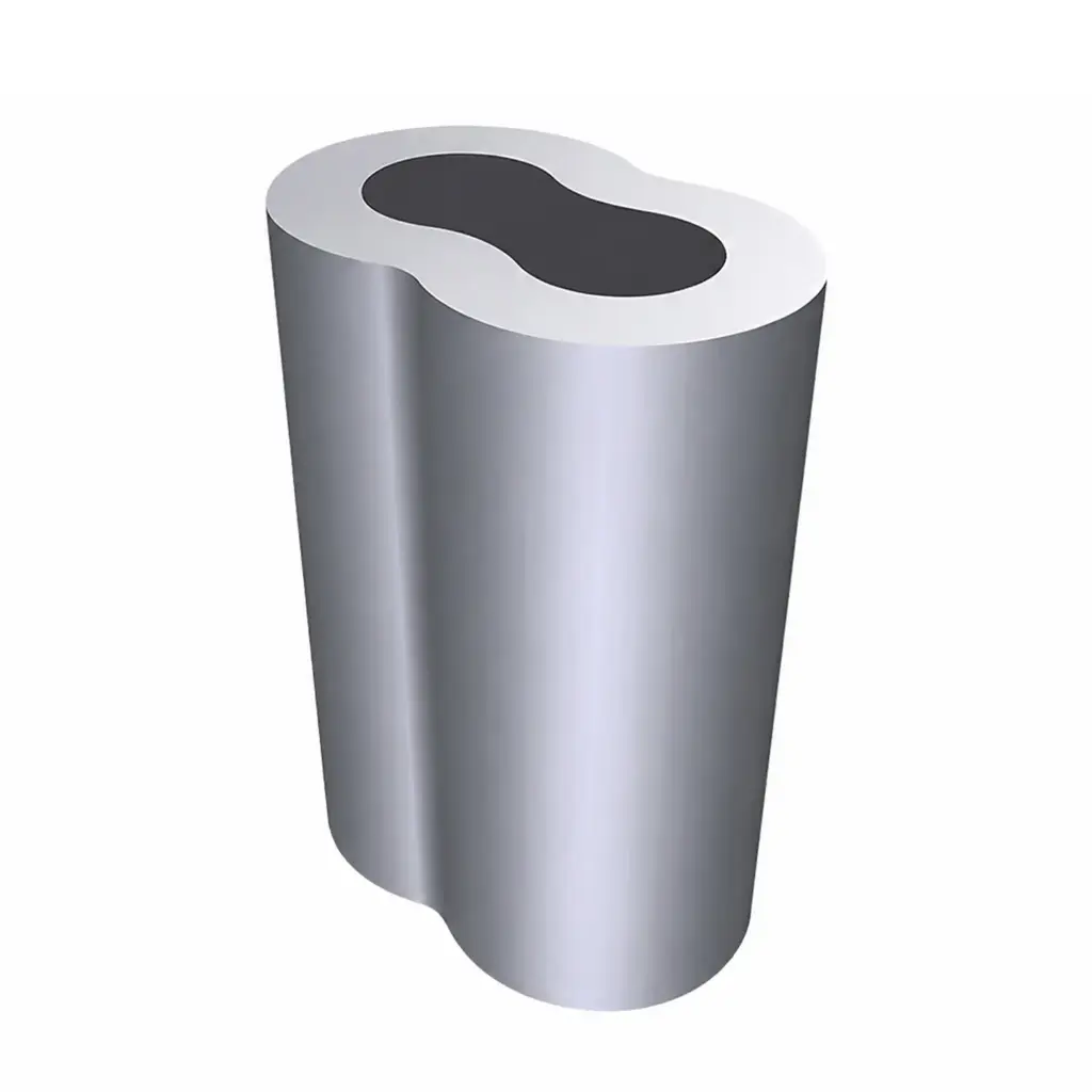 Sellador Aluminio Oval para cable seccional