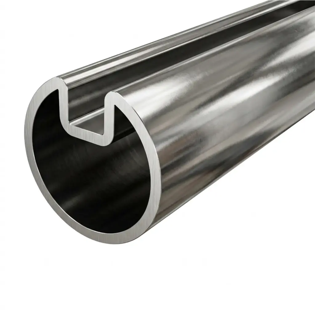 Eje Tubular Puerta Seccional de 1" con Ranura 