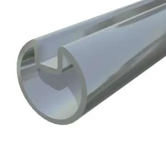 Eje Tubular Puerta Seccional de 1" con Ranura 