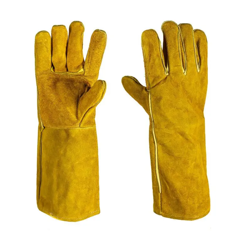 GUANTES DE CUERO CARNAZA TRABAJO SOLDADURA