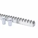 Cremallera de acero para automatismo de puerta corredera de 12mm