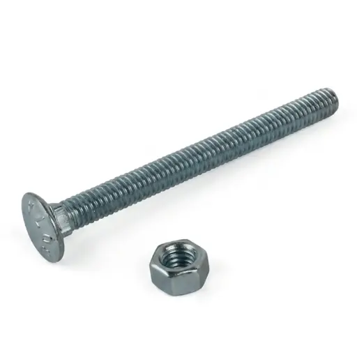 [TORN-10X80] TORNILLO CARRUAJE para EJE DE 10MM x 80MM DE SUJECIÓN CON TUERCA
