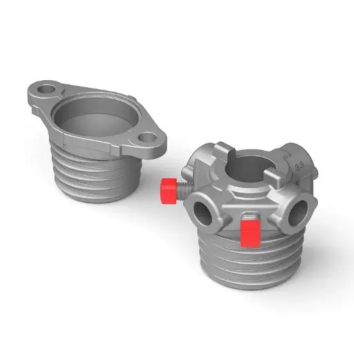 [TerAluMue50] Terminal aluminio para muelle seccional D50 (pareja)