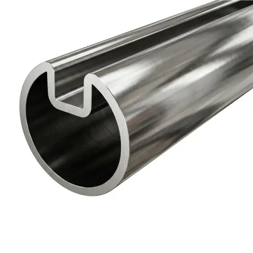 Eje Tubular Puerta Seccional de 1" con Ranura 