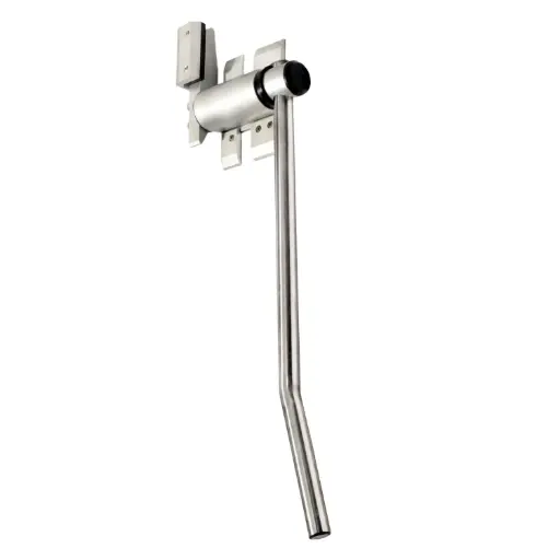 Conjunto de maneta exterior en Acero inoxidable para sistema corredera frigorifica 7530-478 + tope